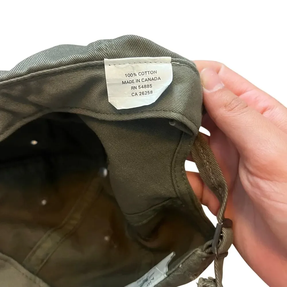 American Eagle Women’s Distressed Green Denim Baseball Cap O/S Outdoor